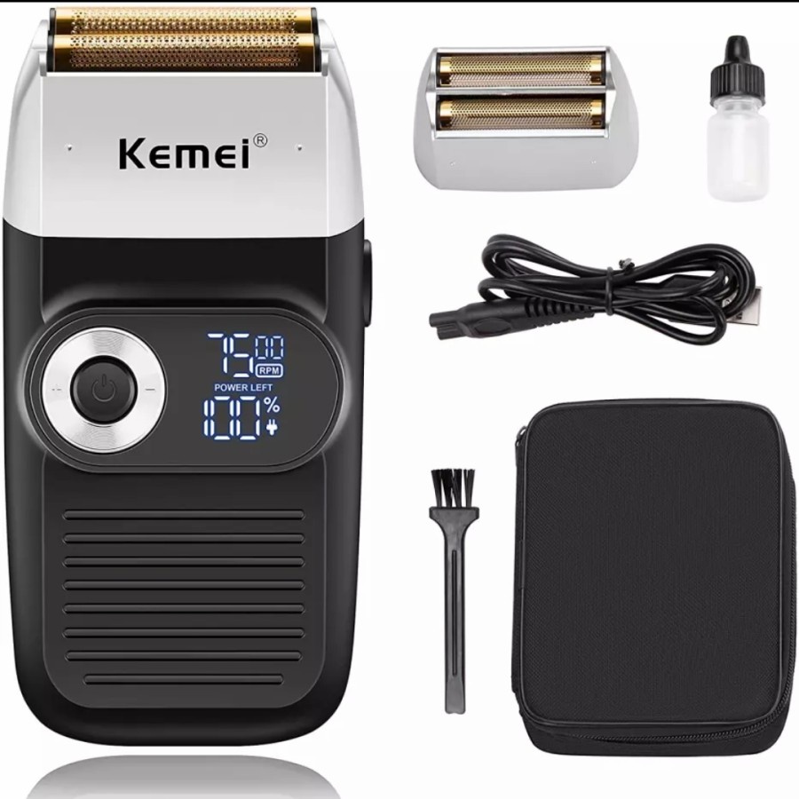 ALAT CUKUR SHAVER KEMEI KM-2028  PROFESIONAL FOIL SHAVER