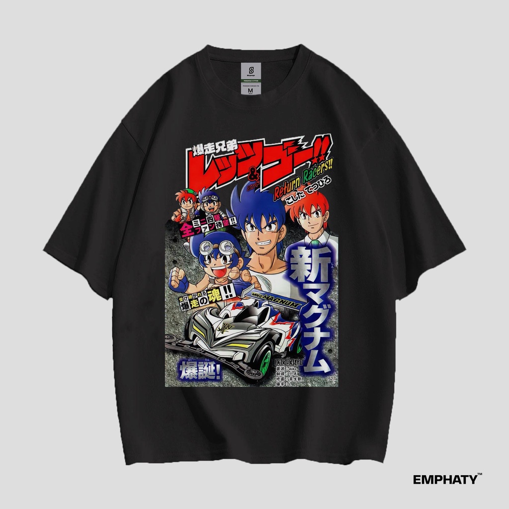 Kaos Let's And GoTamiya T shirt Vintage Oversize