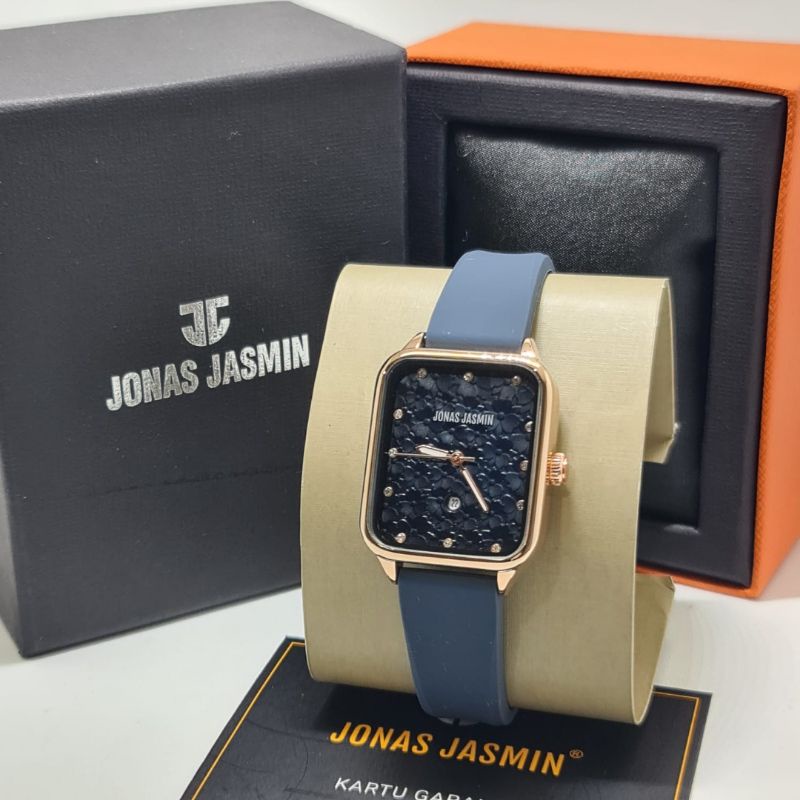 Jam Tangan Fashion Wanita Analog Jonas Jasmin 2238 Rubber Original