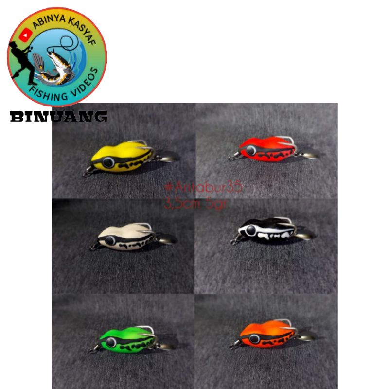 UMPAN CASTING SOFT FROG KILLER ANTABUR FOX LURE