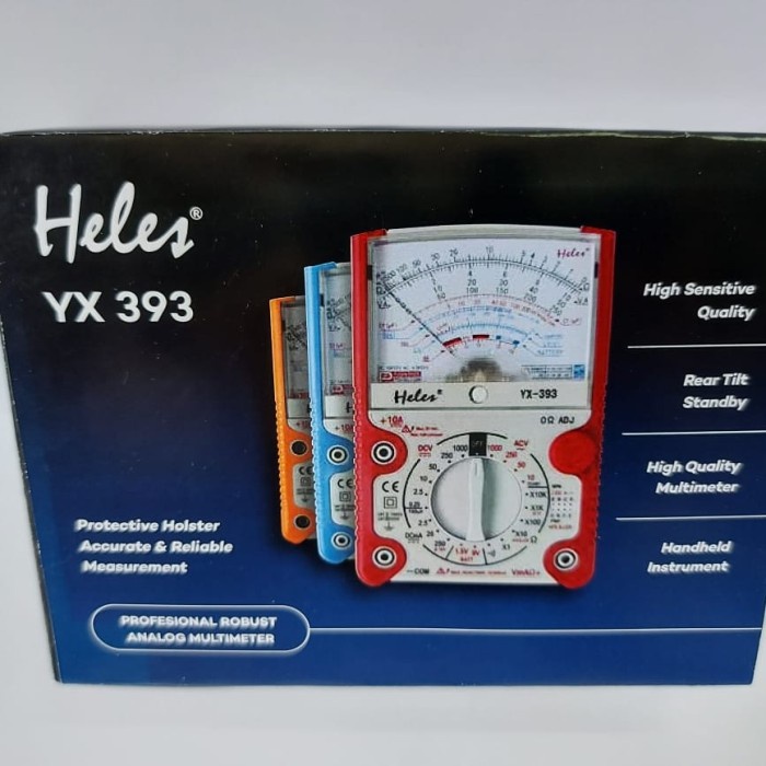 Listrik Multi Tester Analog Heles Yx393 Buzzer.