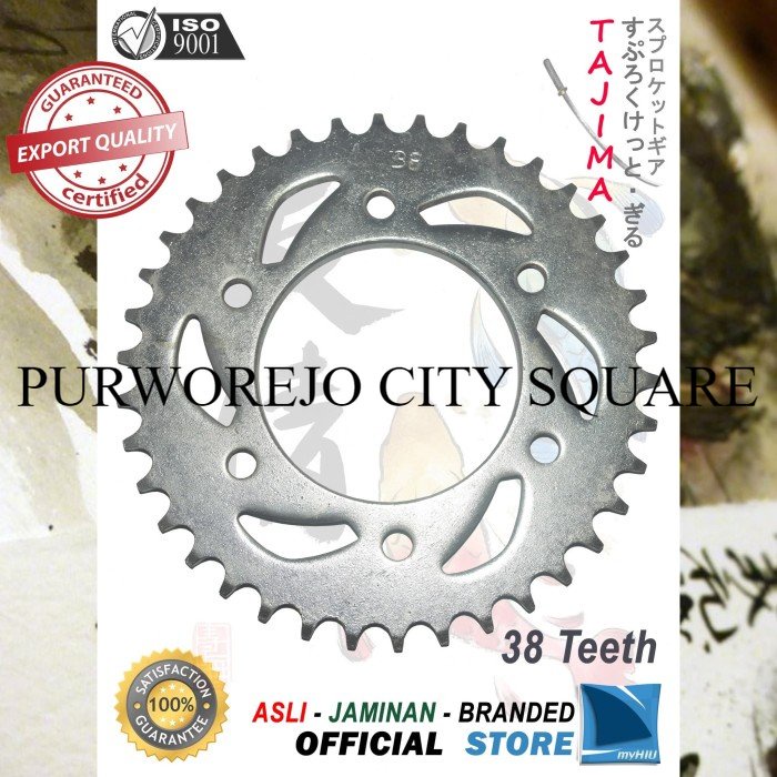 Spesial Gir Belakang / Gear Belakang 428-38T Yamaha Vixion, Vixion New TAJIMA