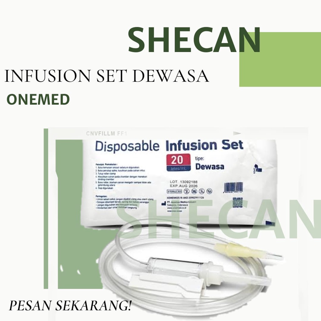 Infusion set Infuset onemed Anak Dan Dewasa Disposable