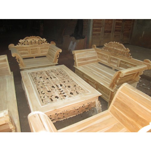 kursi tamu set jati unik dan murah