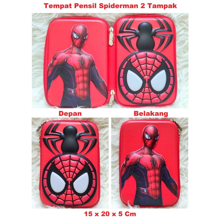 

BISA COD Tempat Pensil 2Side tampak Anak Unicorn Frozen Hero / Hardcase Boxes