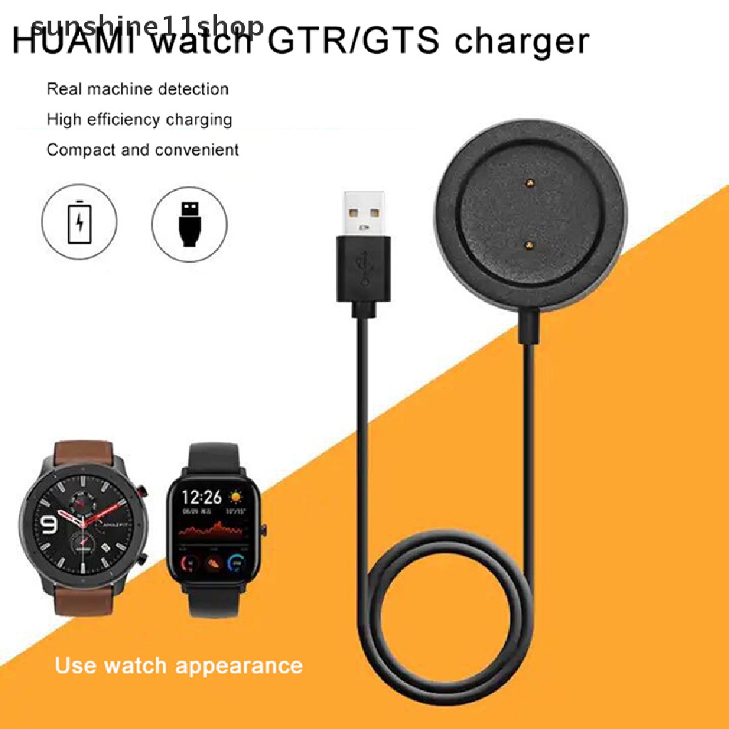 Sho 1m USB Magnetic Charger Cradle Dock Base Untuk Huami Amazfit GTR Gts42/44mm N