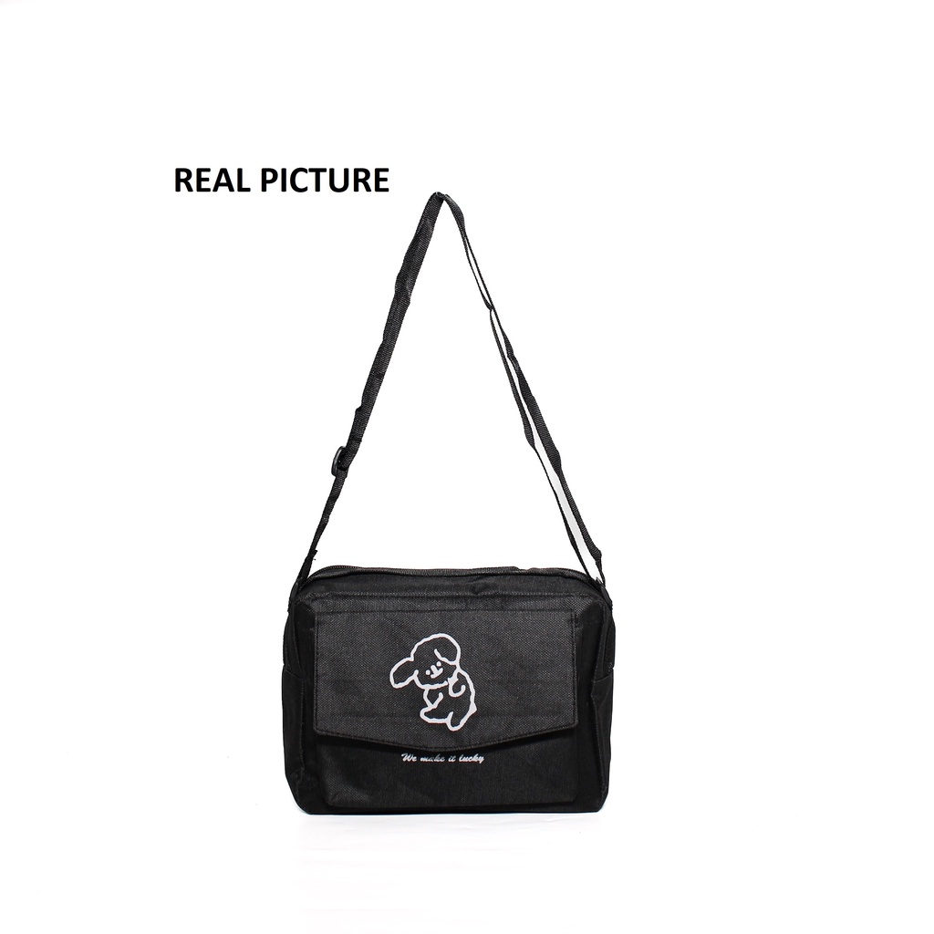 MORMON DOG - Tas Selempang Slingbang Mini Tas Slempang Wanita Kanvas Murah