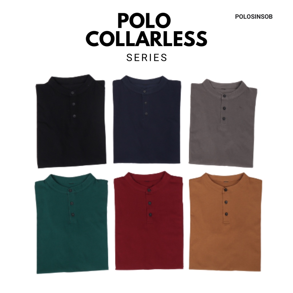 KAOS POLO Collarless / KAOS POLO Tanpa Kerah
