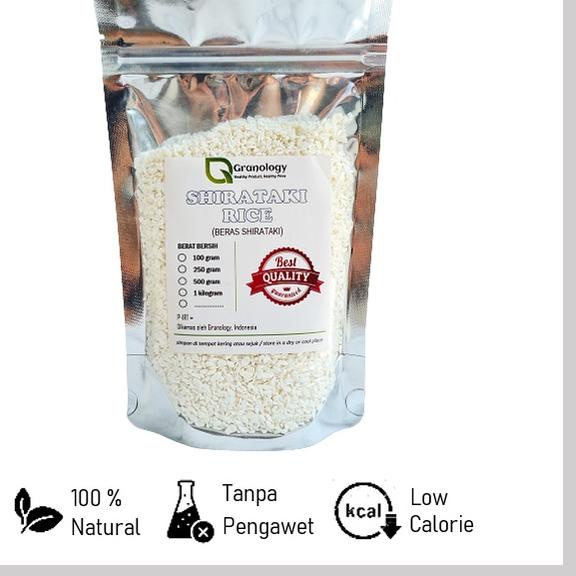 

❆ Beras Shirataki Konnyaku / Beras Diet (250 gram) by Granology ✴