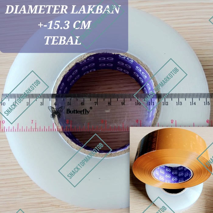 

Tape Lakban Qq Bening / Coklat 2Inch(45Mm) 300Meter Tebal Ekonomis Lengket