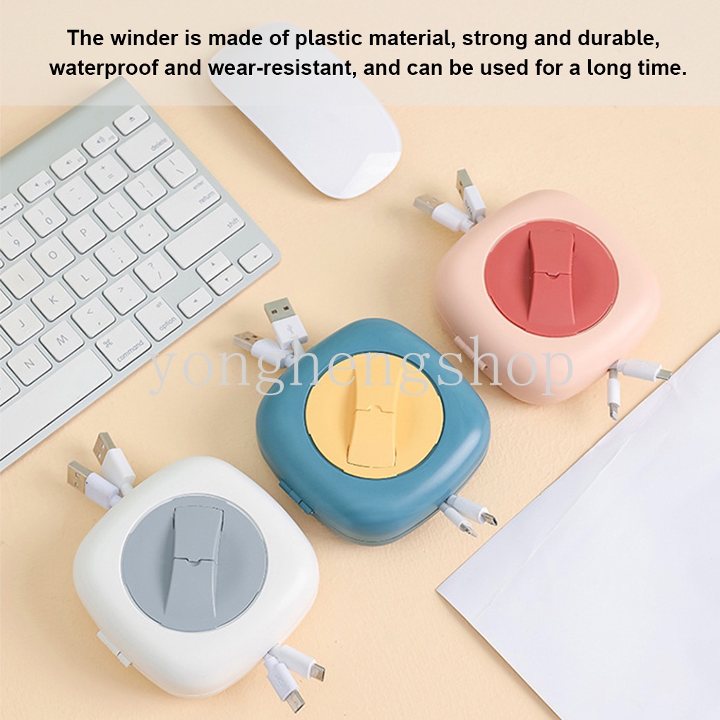 Kotak Penyimpanan Kabel Data / Charger / Headphone Portable Untuk Travel