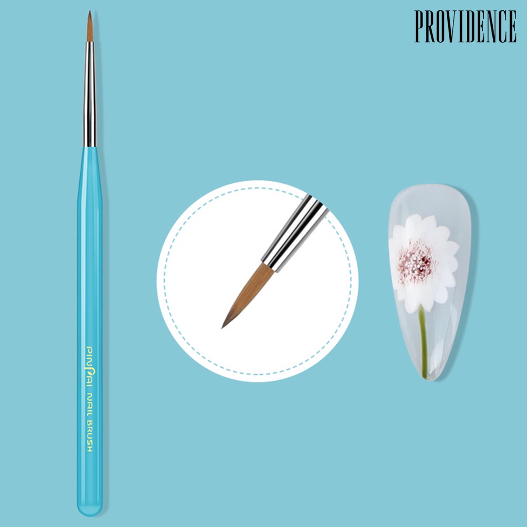 Providence Nail Art Brush Tidak Berbulu Halus Stroke Nilon Wol DIY Nail Art Mekar Lukisan Dotting Kuku Fototerapi Pena Kuku Salon Pasokan