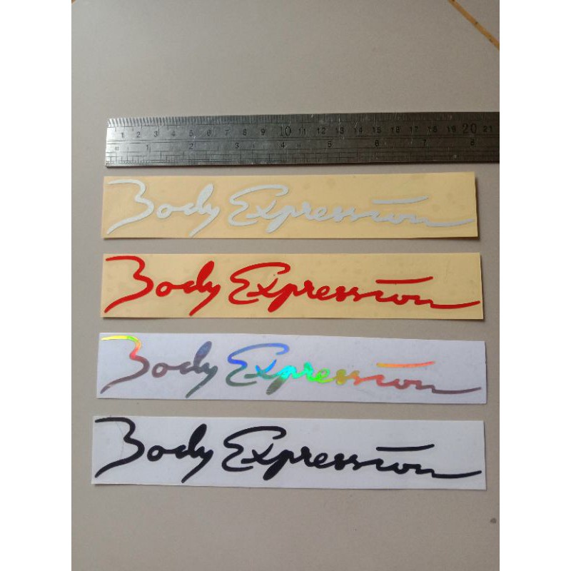 

STIKER CUTTING BODY EXPRESION