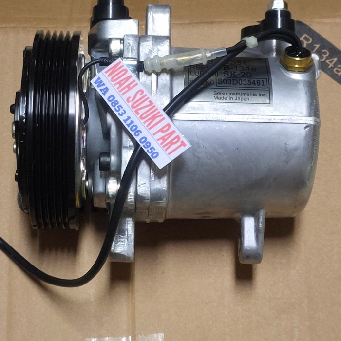 compresor kompresor AC mobil Suzuki Escudo 2.0 merk Seiko seiki Japan