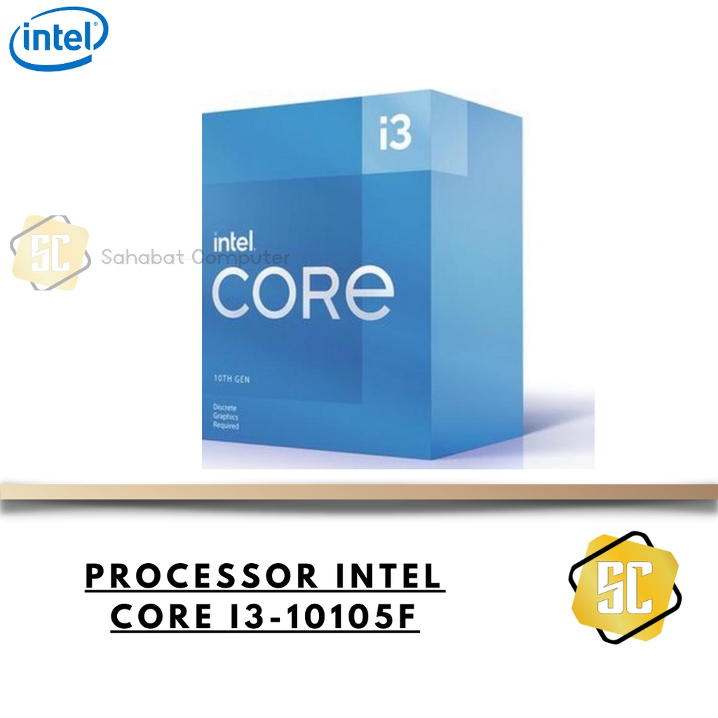 Processor Intel core i3-10105f