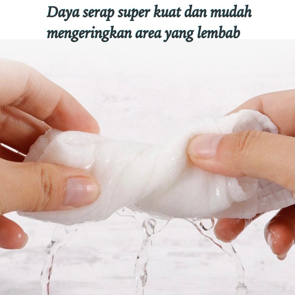 HANDUK MINI TERKOMPRESI / HANDUK MUKA PORTABLE / HANDUK TRAVELING SEKALI PAKAI TOWELS MICROFIBRE 24*30