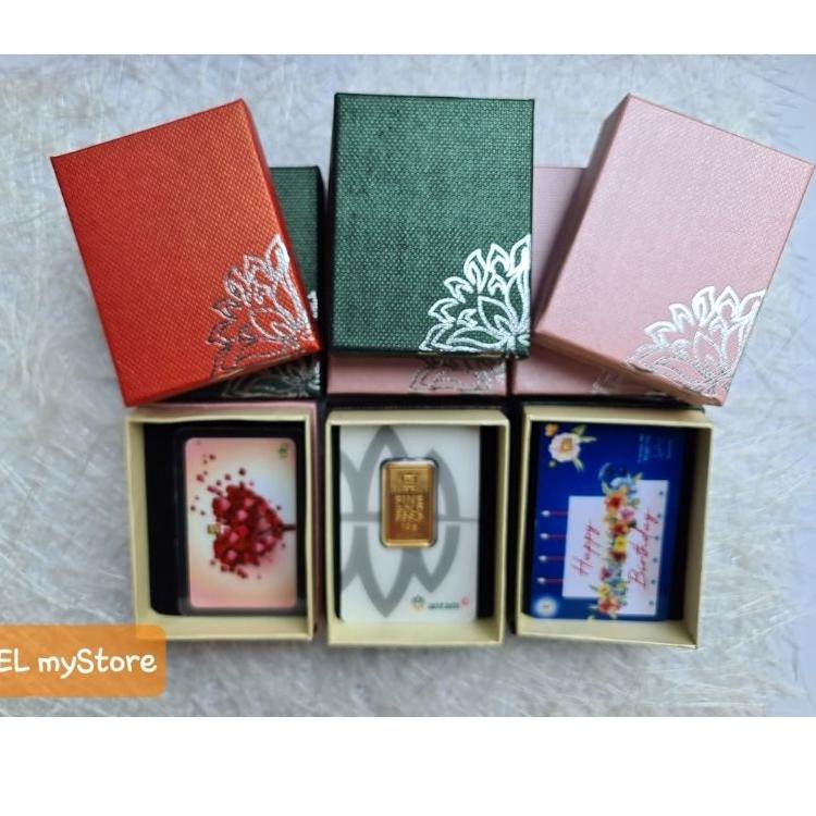 

I25 GIFT BOX KARDUS , EMAS BIG/Minigold/ANTAM. TERMURAH ㆆ