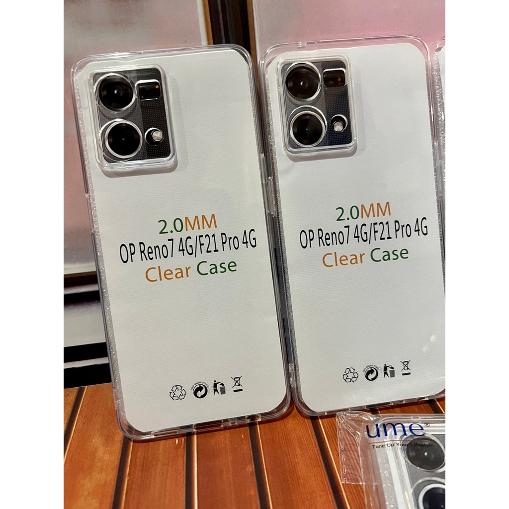 OPPO RENO 7 4G SOFTCASE SILIKON CLEAR CASE PROTECTION CAMERA