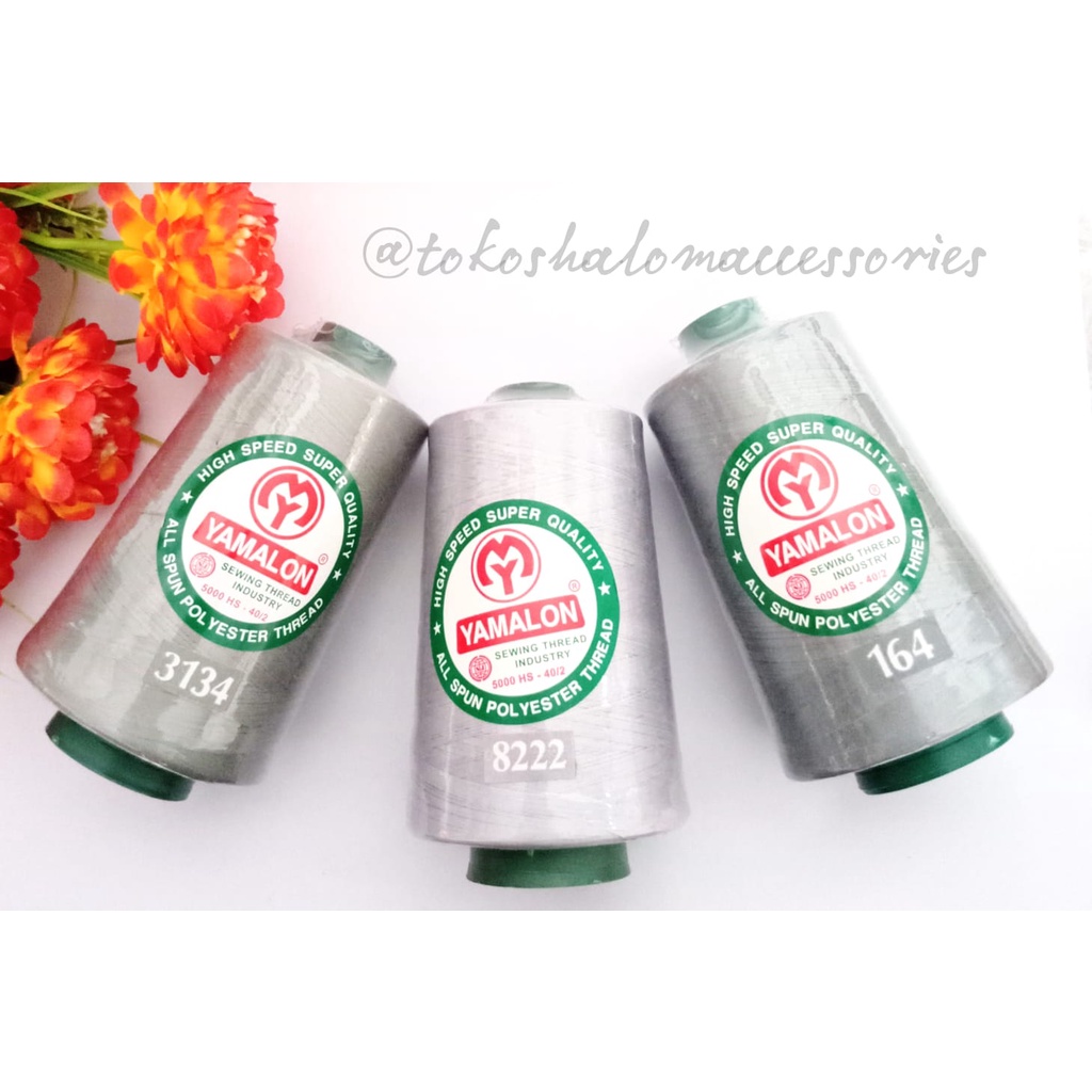 Benang Jahit Besar YAMALON 500/ benang yamalon 5000 yard - Abu 8222