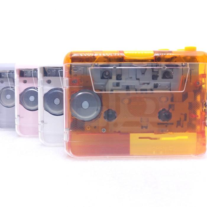 Walkman Stereo Cassette Portable Tape Player Kaset Pita - Transparan 068