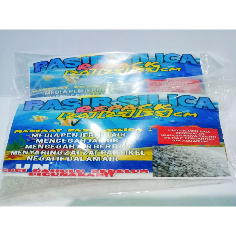 FILTER MEDIA PENJERNIH AIR AQUARIUM KARBON AKTIF/PASIR ZIOLITE/PASIR SILICA/PASIR MANGANESE/BATU APUNG REPACK