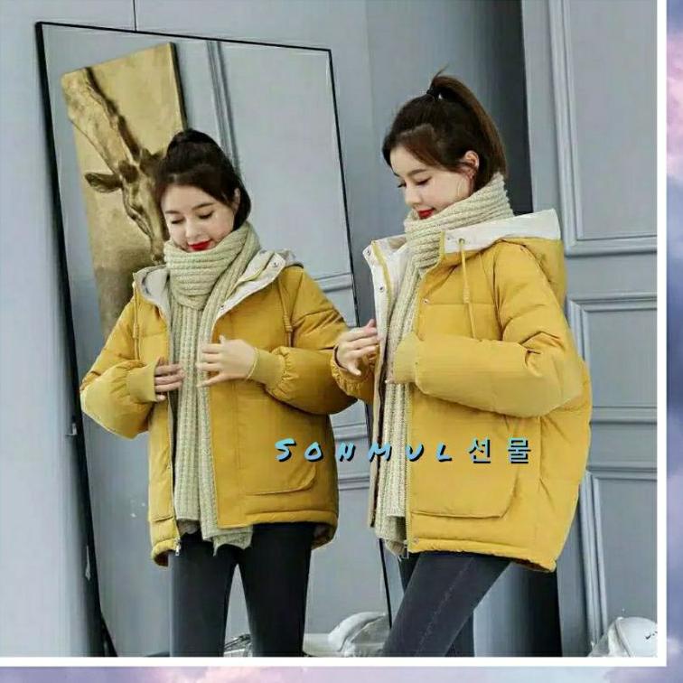 Viral WOMAN WINTER PADDING COAT 'LOONA' IMPORT MANTEL WANITA JAKET GUNUNG MUSIM DINGIN