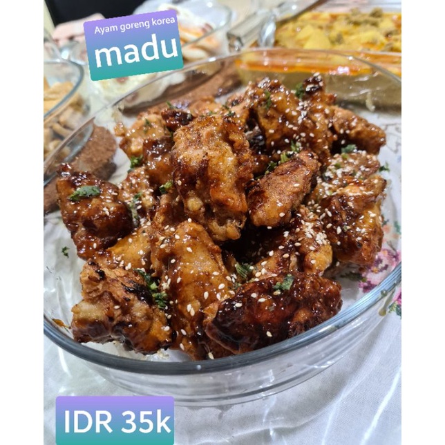 

Ayam Madu bumbu Korea frozen (sayap ayam 6 potong)