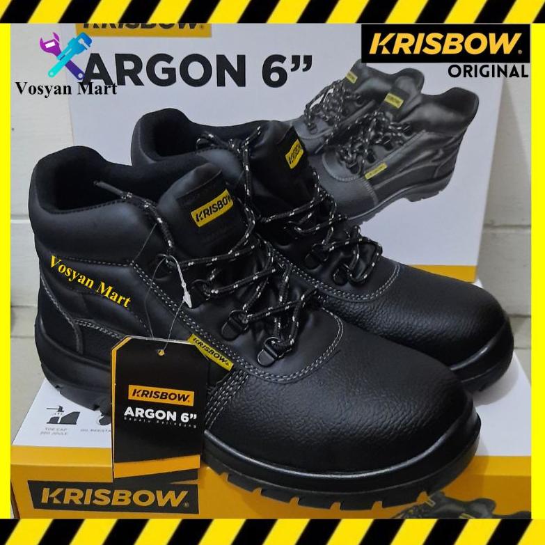 Sepatu Safety Krisbow ARGON 6" || Safety Shoes Krisbow ARGON 6" || Krisbow Safety Shoes ARGON 6" (KODE 277)