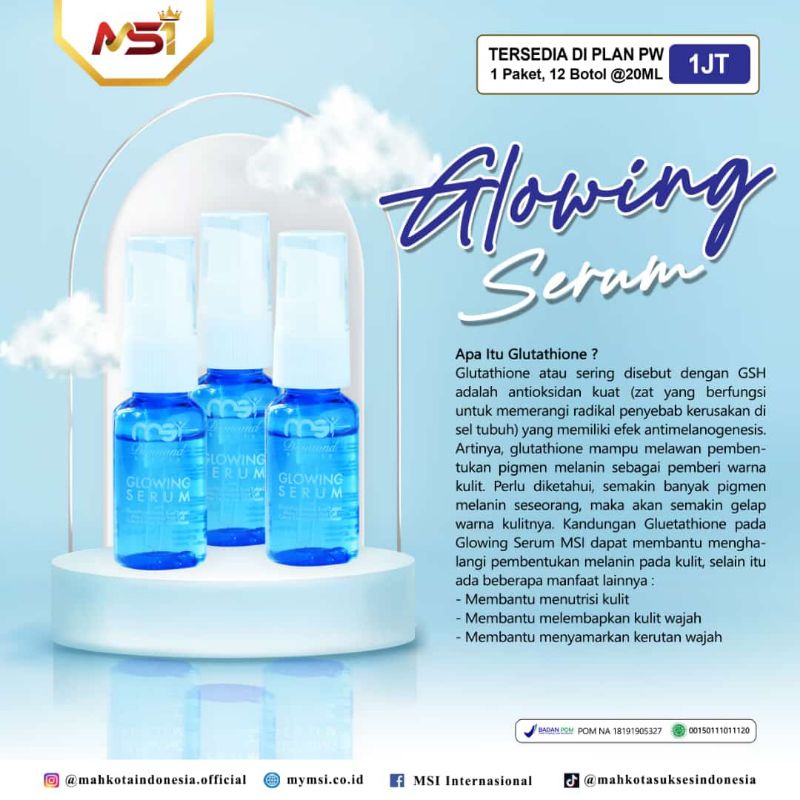 glowing serum MSI