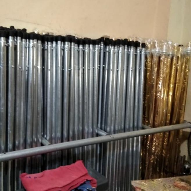 ♨ [TERMURAH ] TIANG BESI GALVANIS ANTENA/BENDERA/WIFI/PARABOLA/TIANG SERBAGUNA 3M ✽