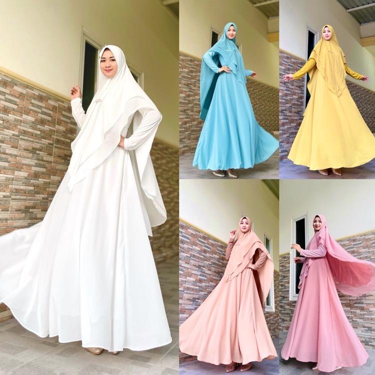 

J24 QUEEN BY HAURA BASIC DRESS GAMIS POLOS (SIZE S/M/L/XL/XXL TULIS DI CATATAN) FLASH SALE ₦