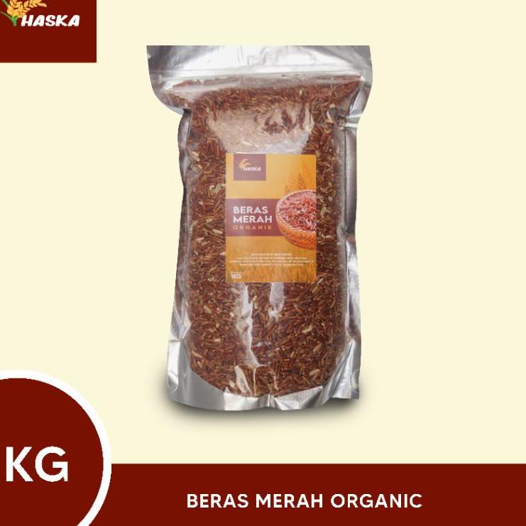 

COD✔️ Beras Merah Organik 1 kg - varian sosoh dan pecah kulit - sehat dan murah untuk diet