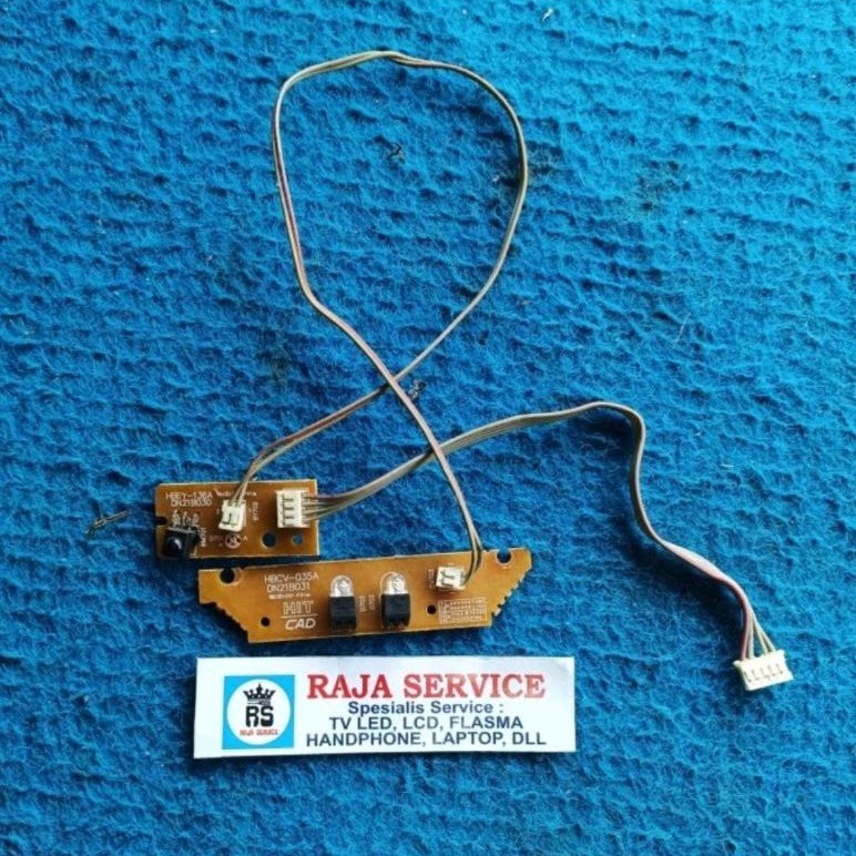 ir remote tv polytron PLD 24D900 sensor remot lampu tanda on off stby