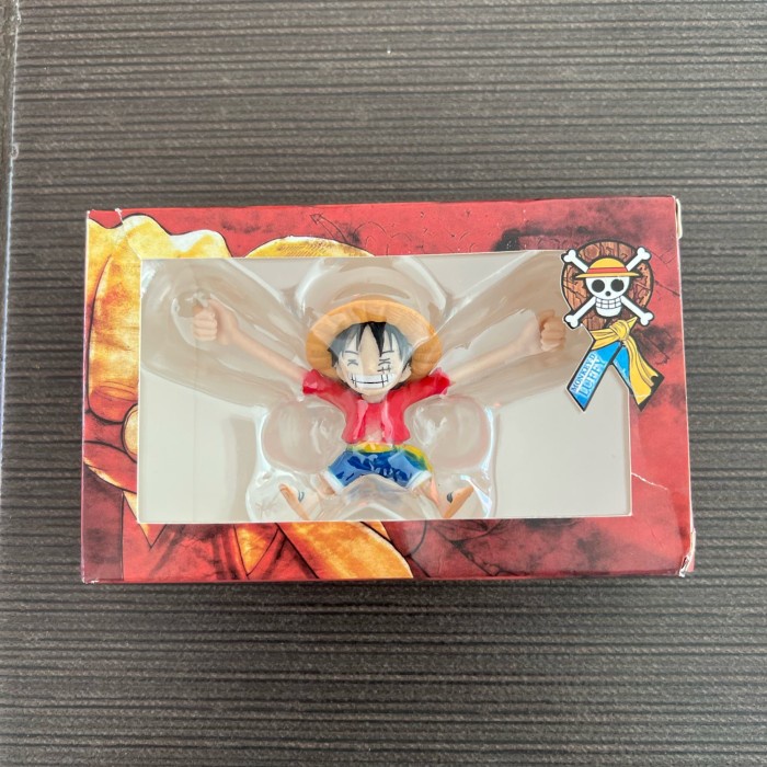 ✿ BISA COD✿ One Piece Monkey D Luffy Holder Pengait Masker Ear Hook Figure - Luffy