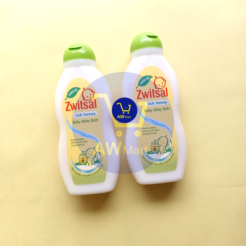 ZWITSAL BABY MILK BATH RICH HONEY 200ML - SABUN BAYI CAIR ZWITSAL 200ML