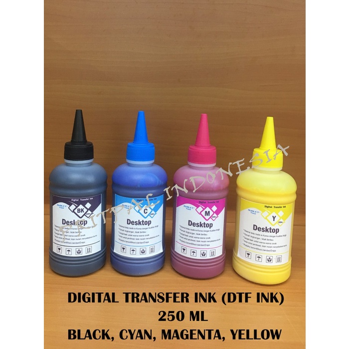 

Terlaris Tinta Dtf (Digital Transfer Film) Merk Audley 250 Ml Desktop