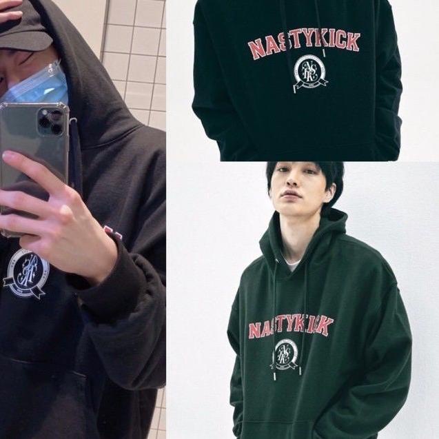 ™ JAKET HOODIE ENHY- JAKE JUNGWON nastykick SABLON MERAH list PUTIH ✪