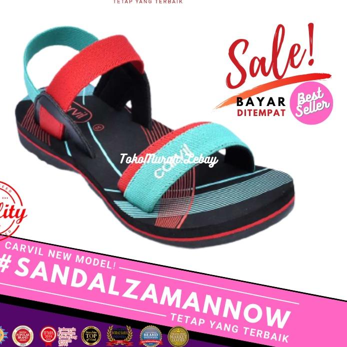 ✾ SANDAL ANAK PEREMPUAN CARVIL MOMO 02-TW | SANDAL GUNUNG SANDAL TALI SANDAL SPONS | ORIGINAL MURAH 