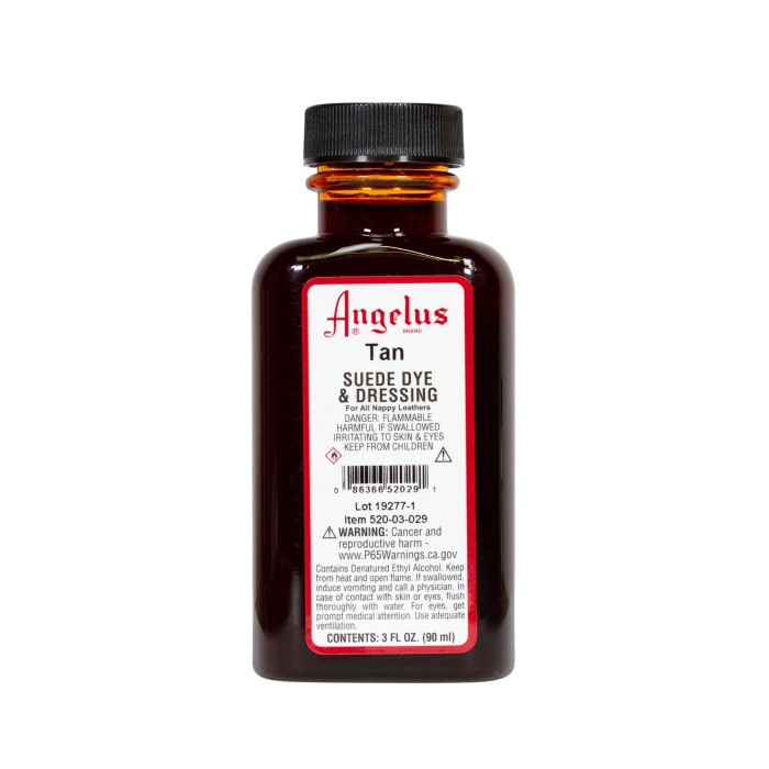 

Angelus Suede Dye 3 Oz 90 Ml Cat Bahan Suede Tan Original Usa