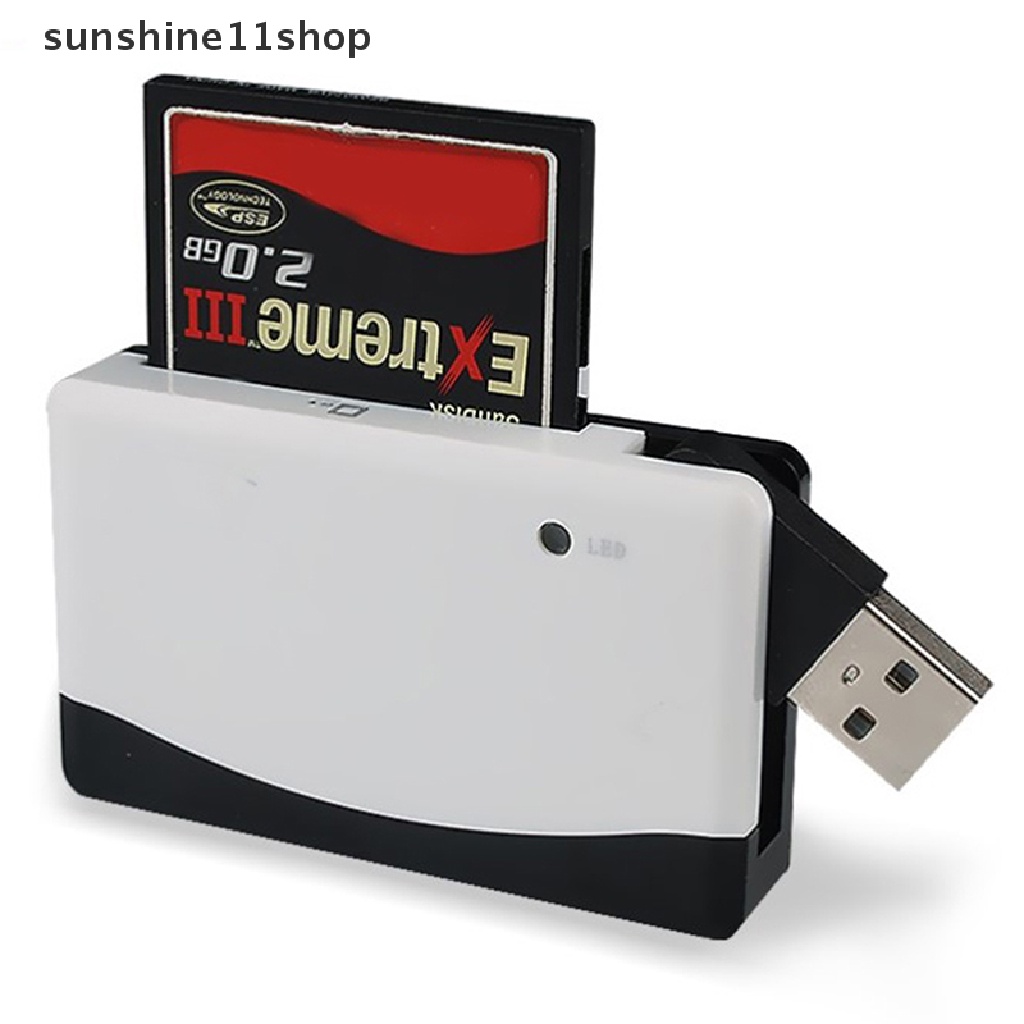 Sho SSK All-in-1 USB 2.0 Card Reader Mendukung Adapter Pembaca Kartu SD Micro-SD MS CF N