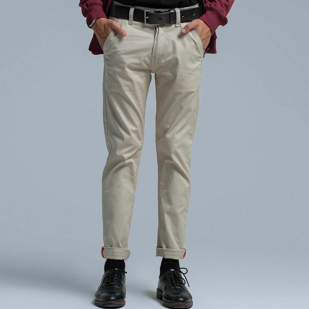 HARGA BERSAHABAT JB Long Chino Basic Cream