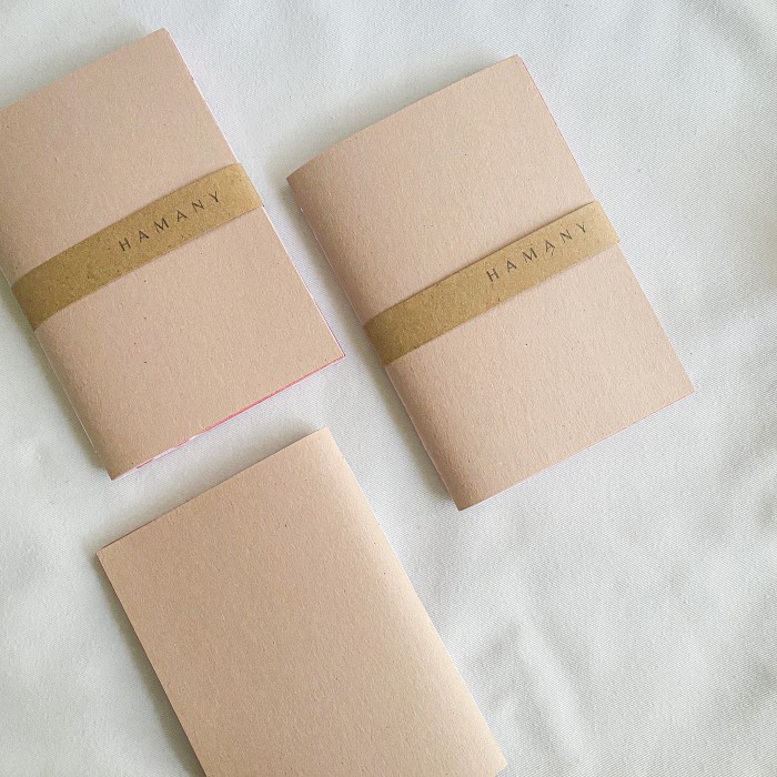 

Terlaris Rosy Handmade Paper Journal / Recycle Papers Kertas Daur Ulang