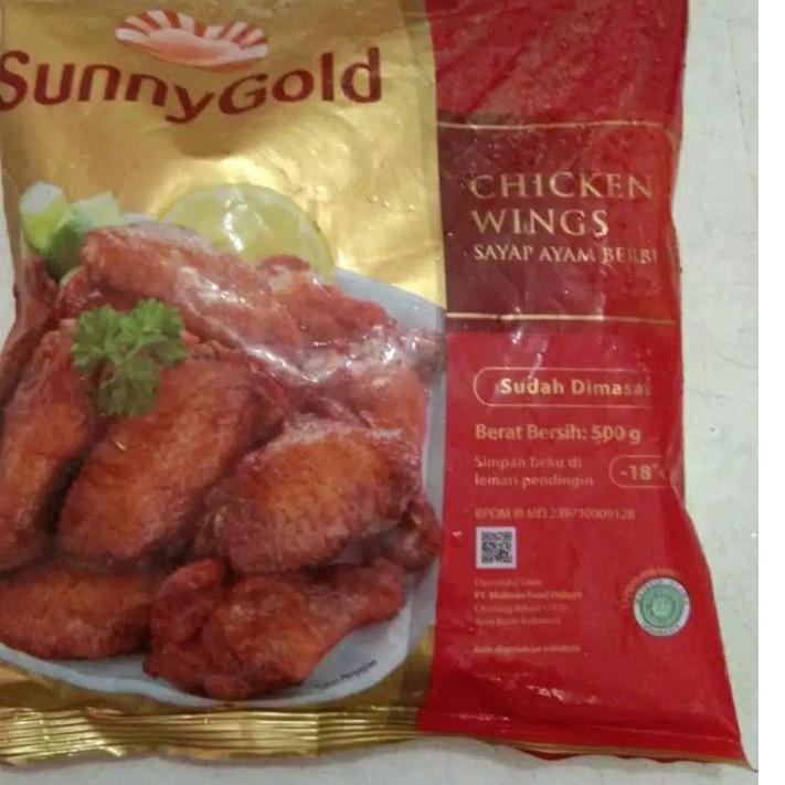 

♗ Sunnygold chicken wings sunny gold sayap ayam 500gr ♣