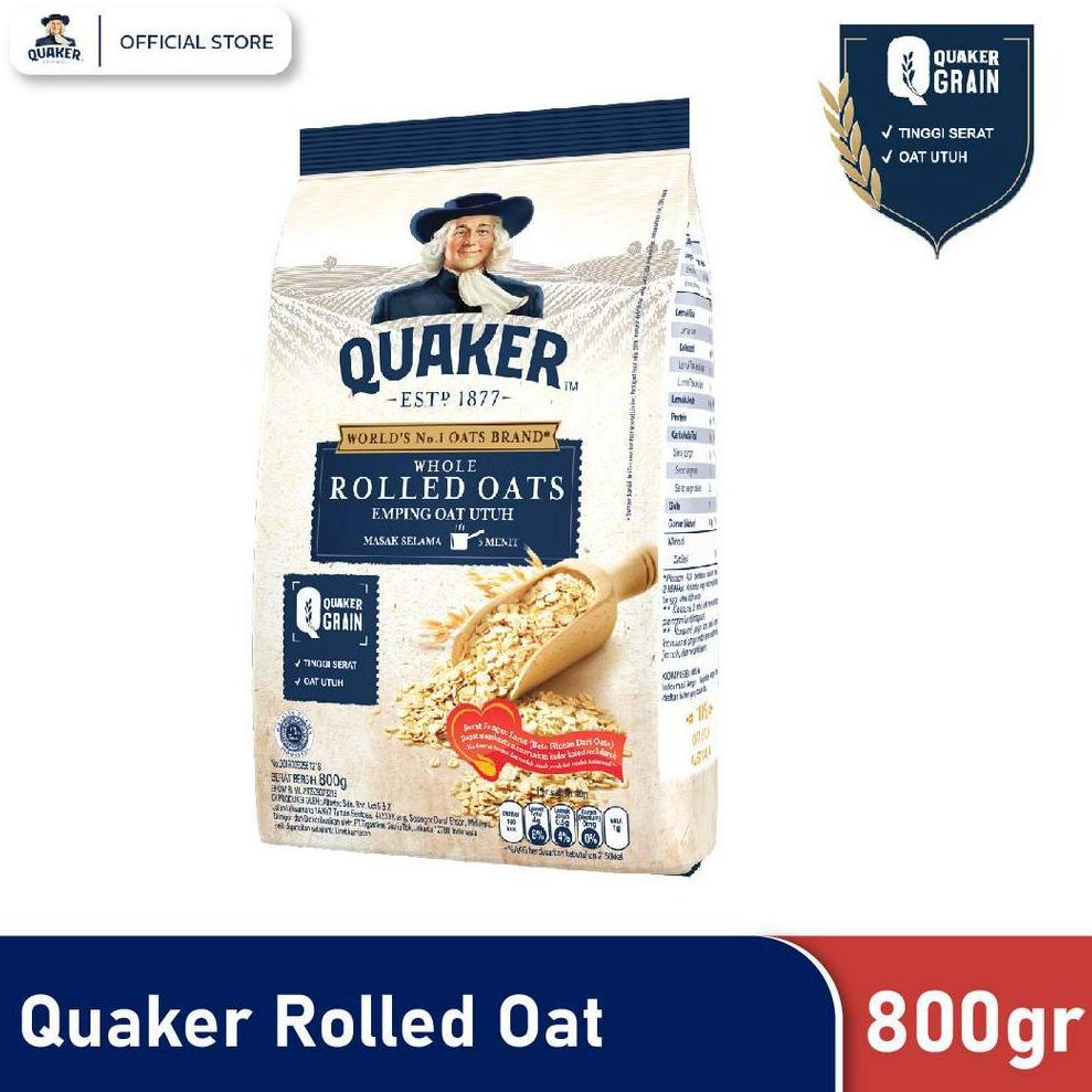 

G98 Quaker Rolled Oats 800gr RECOMENDED ア