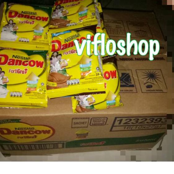 

New |KG4|Grosir & Eceran Susu Dancow Forti Gro (Putih) Sachet (27 gr x 10 sct)