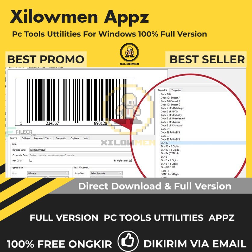 [Full Version] Barcode Studio Pro PC Tools Software Utilities Lifetime Win OS