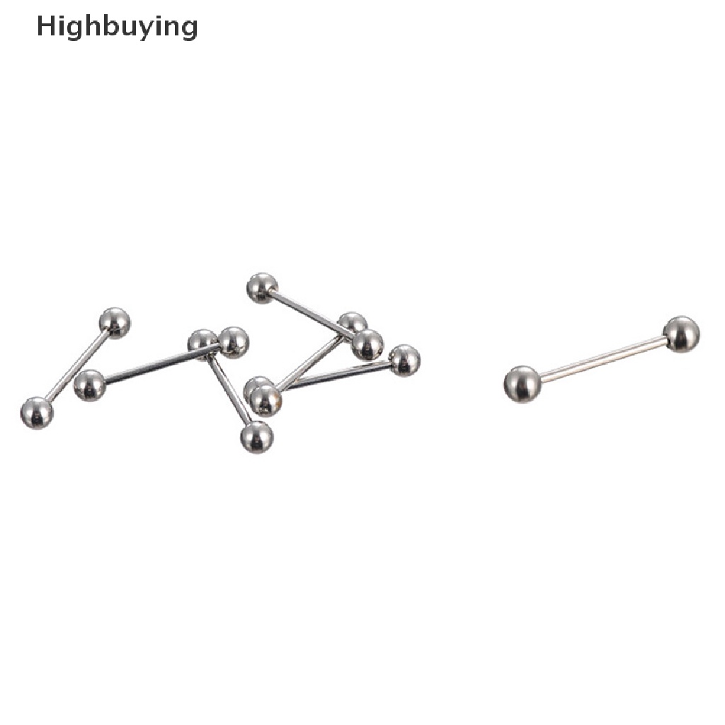 Hbid 66pcs Sexy Stainless Steel Lidah Nipple Bar Cincin Barbel Tubuh Perhiasan Glory