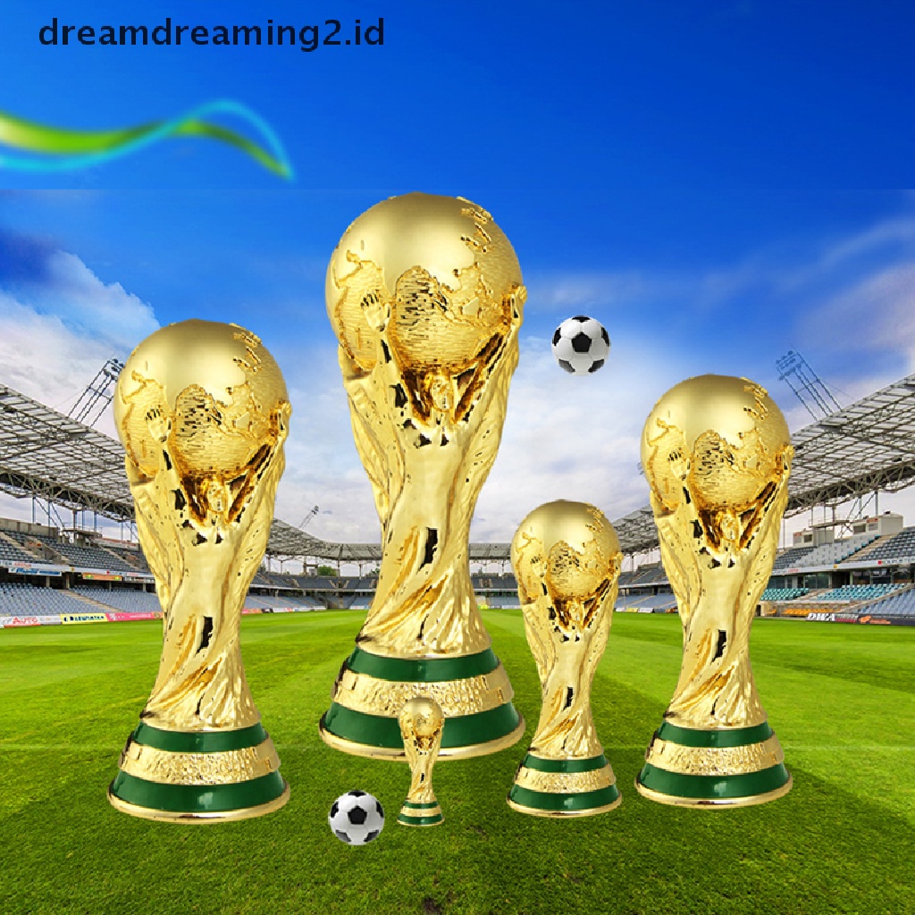 (dream) Piala Sepak Bola Piala Dunia Replika Resin Model Piala Kipas Sepak Bola Hadiah Souvenir.