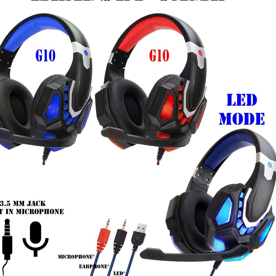 Paling Laku RX01 X4 SY830MV SY850 G10 LED Headset Game Earphone Headphone Gaming Over Ear