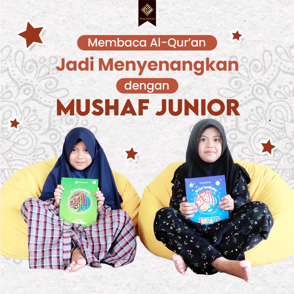 Alquran - Alquran Anak - Quran Anak - Al qur an Anak Custom Nama - Alquran King Salman Junior uk A5